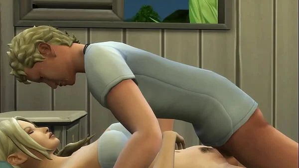 StepSon Fucks Blonde Stepmom After He Masturbated While She taking nap